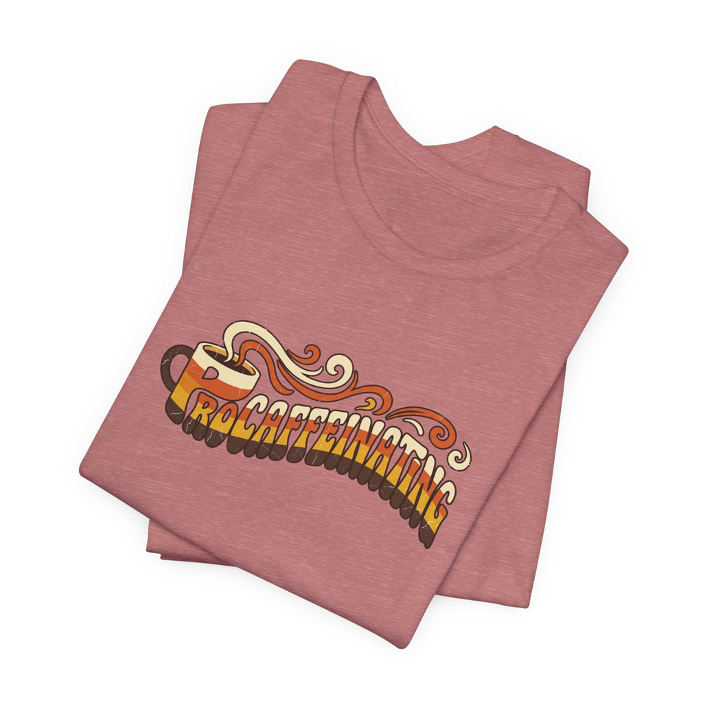 Procaffeinating Funny Coffee Lover Retro T-Shirt | Vintage Coffee Shirt