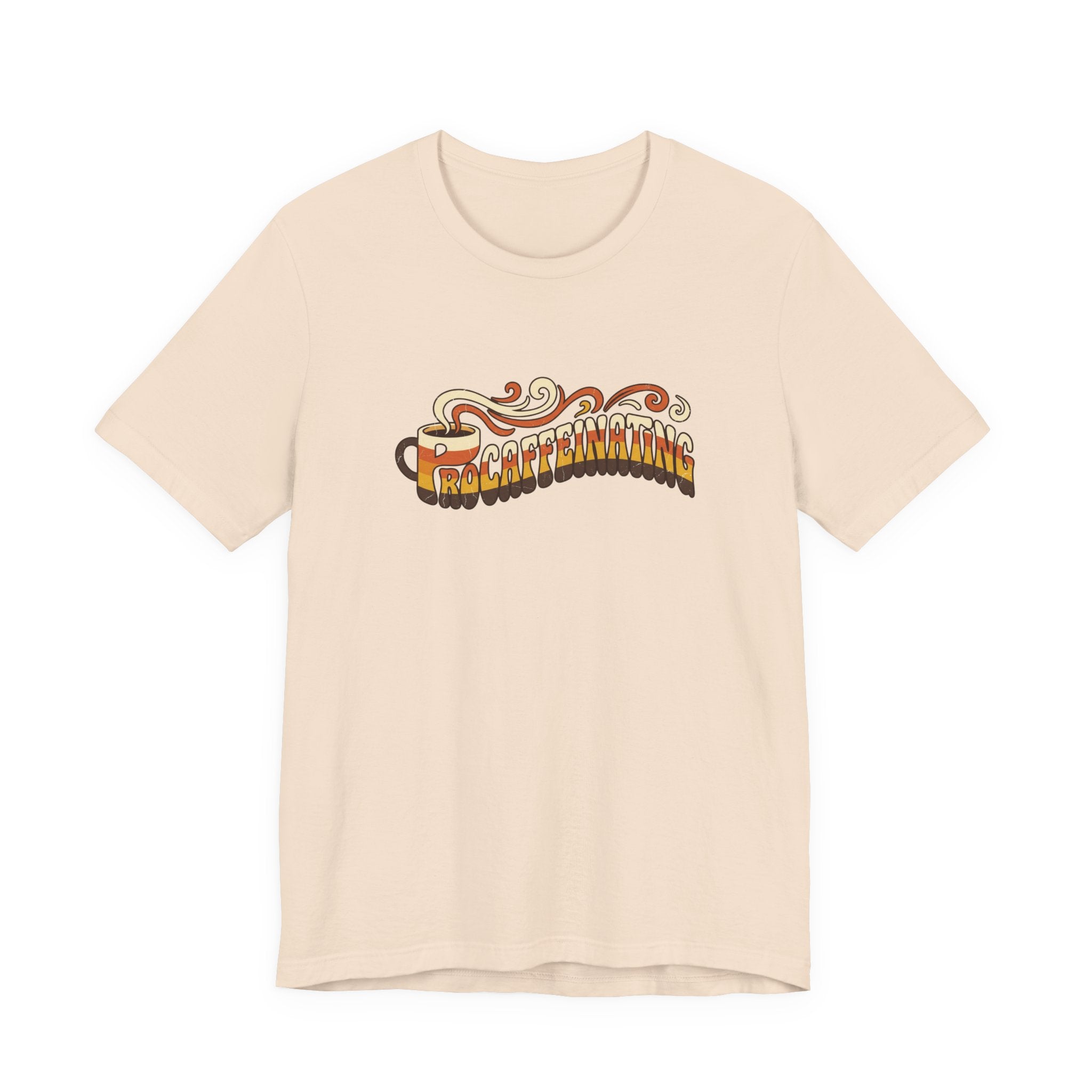Procaffeinating Funny Coffee Lover Retro T-Shirt | Vintage Coffee Shirt