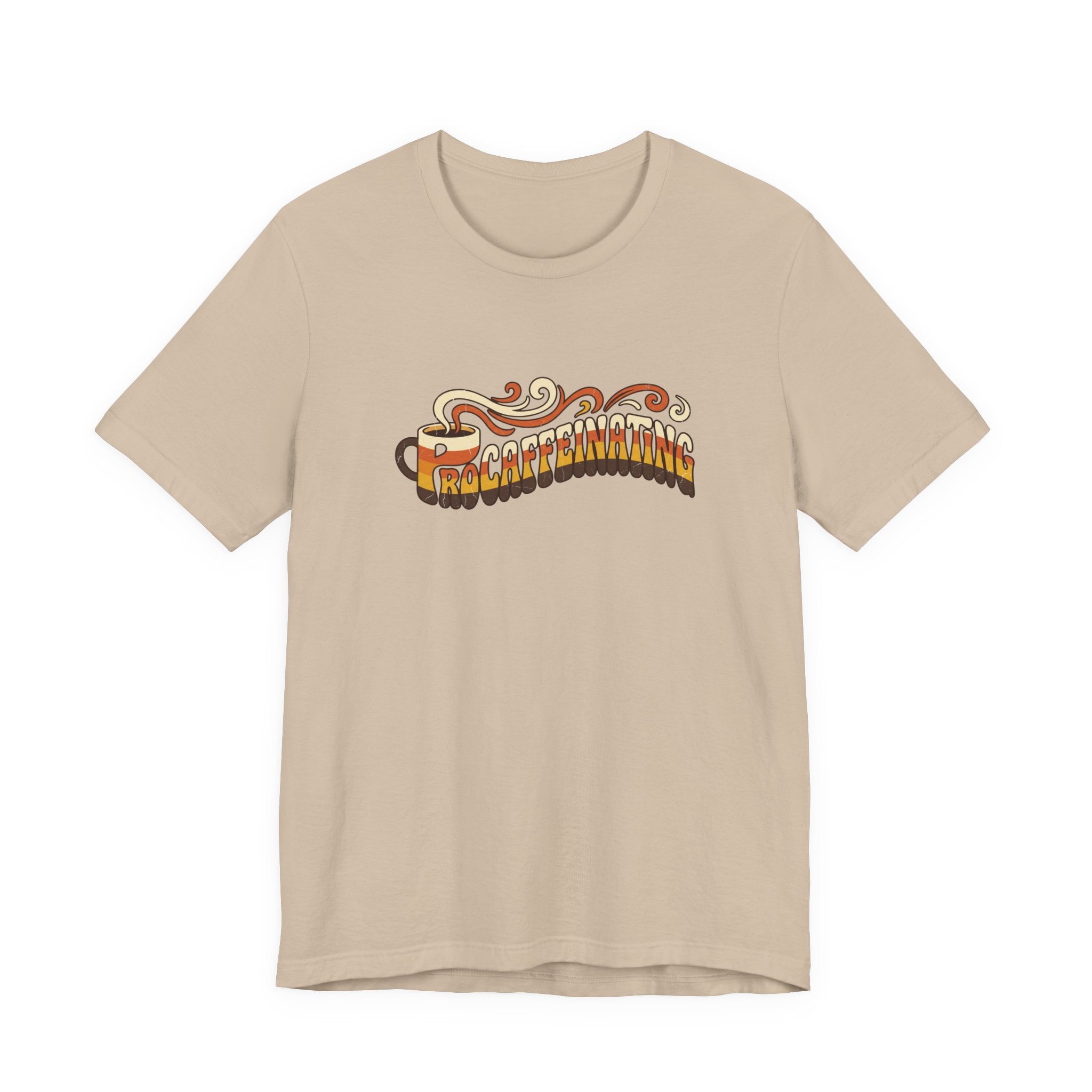Procaffeinating Funny Coffee Lover Retro T-Shirt | Vintage Coffee Shirt