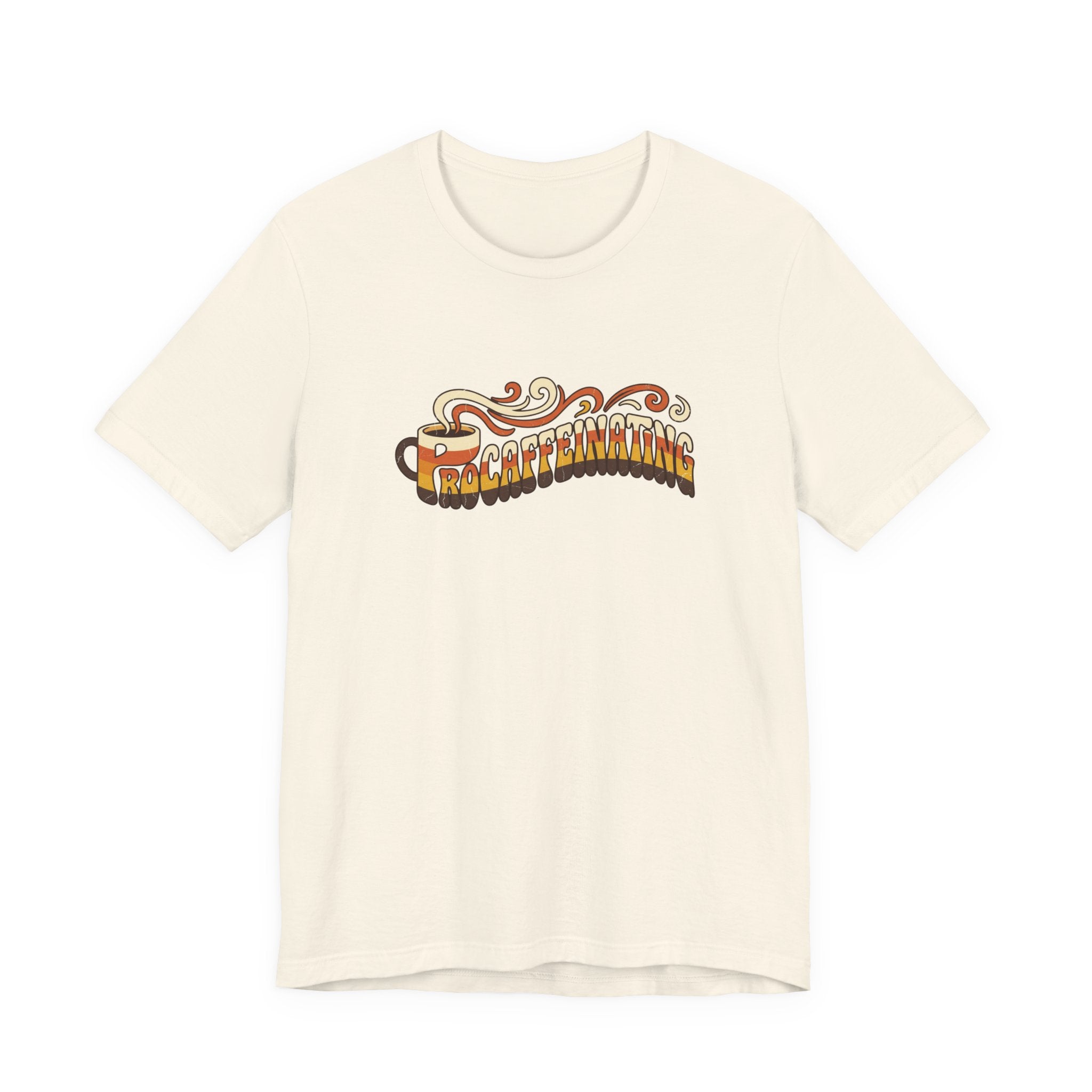 Procaffeinating Funny Coffee Lover Retro T-Shirt | Vintage Coffee Shirt