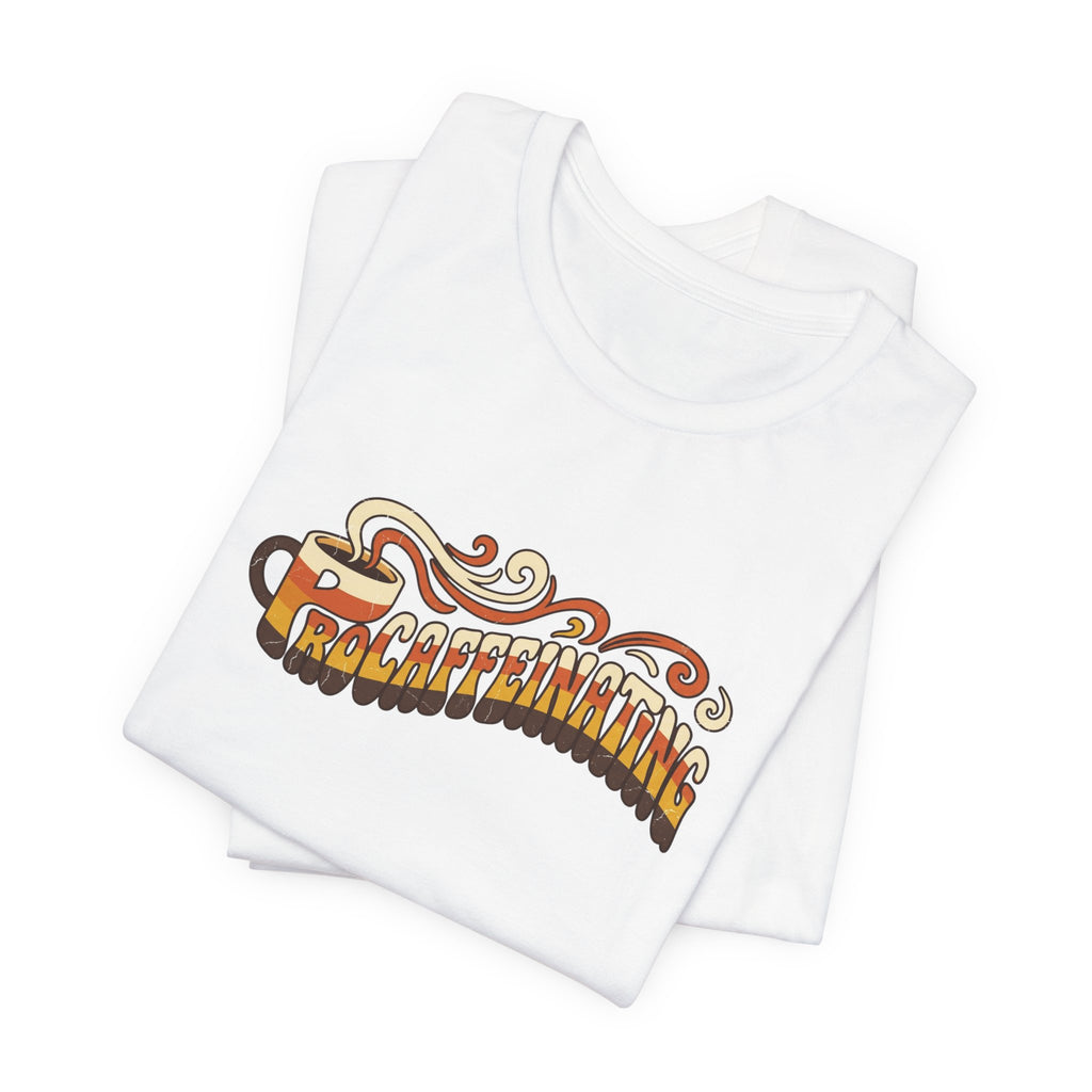 Procaffeinating Funny Coffee Lover Retro T-Shirt | Vintage Coffee Shirt