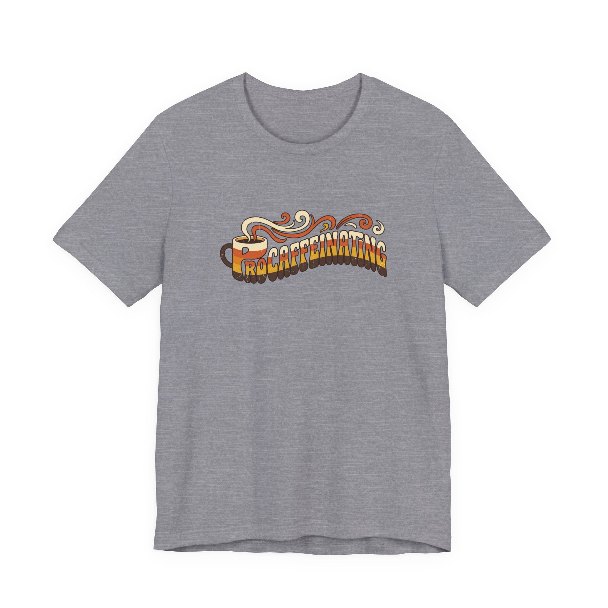 Procaffeinating Funny Coffee Lover Retro T-Shirt | Vintage Coffee Shirt