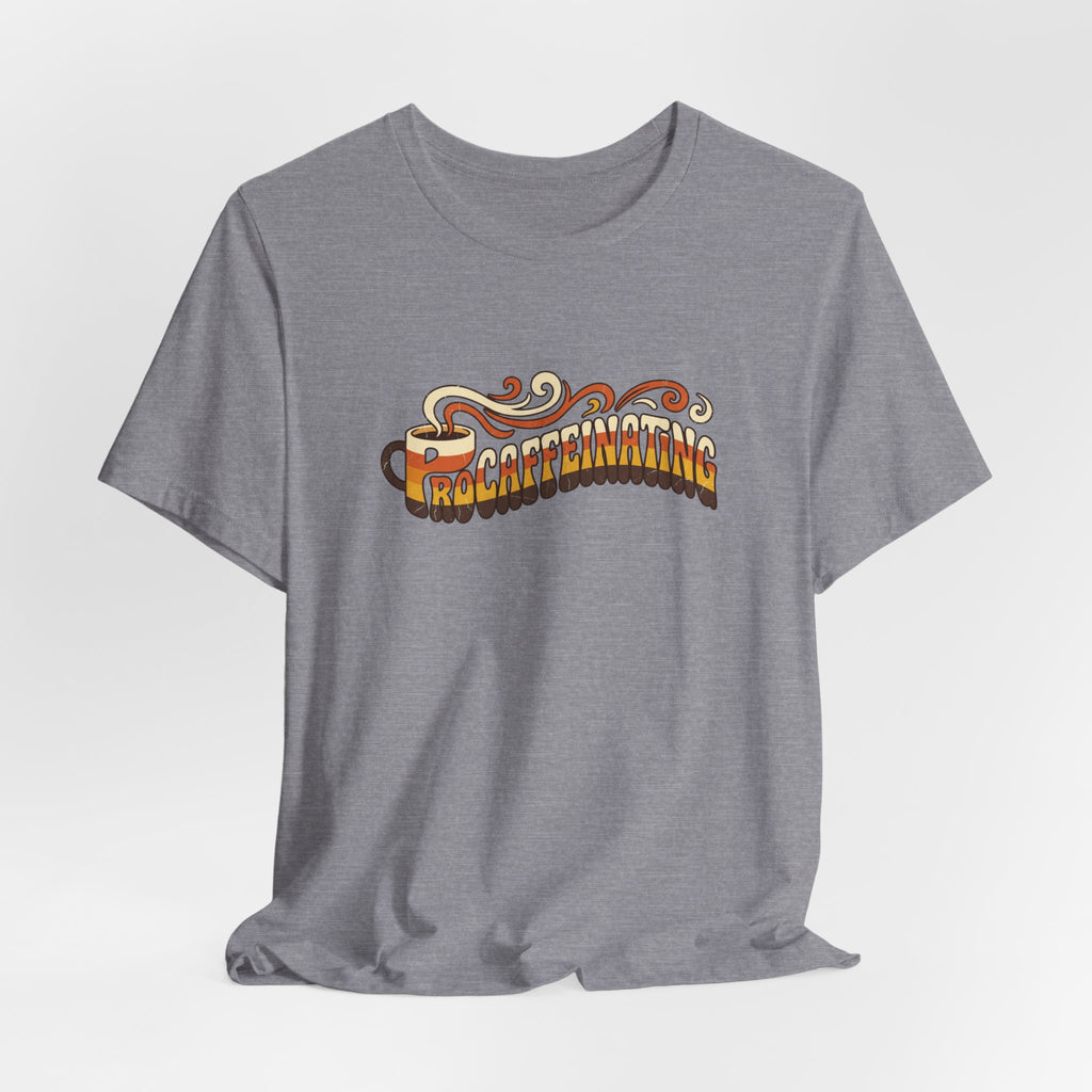 Procaffeinating Funny Coffee Lover Retro T-Shirt | Vintage Coffee Shirt