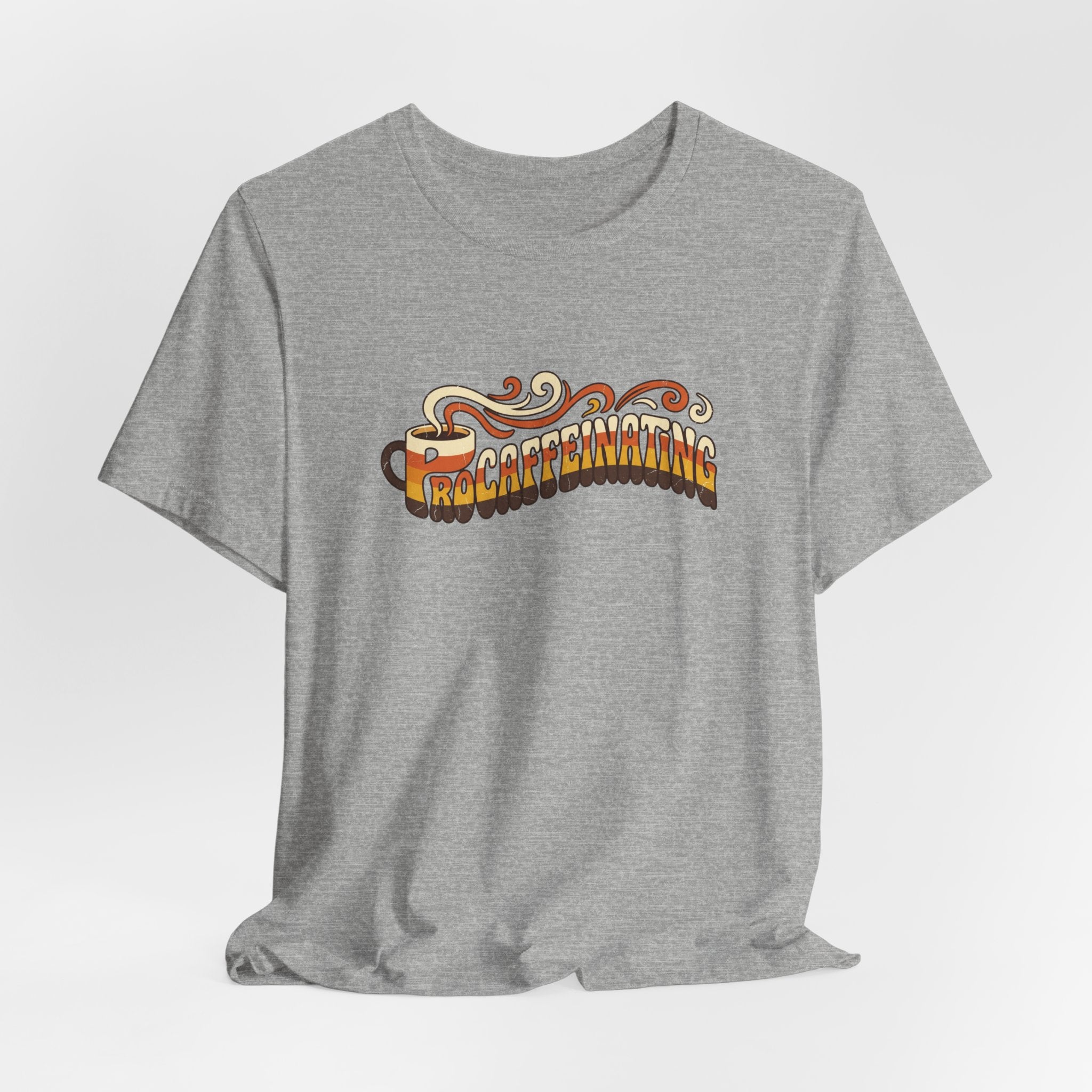 Procaffeinating Funny Coffee Lover Retro T-Shirt | Vintage Coffee Shirt