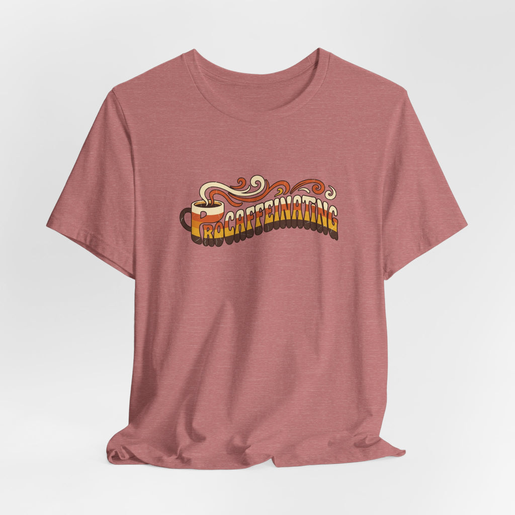 Procaffeinating Funny Coffee Lover Retro T-Shirt | Vintage Coffee Shirt