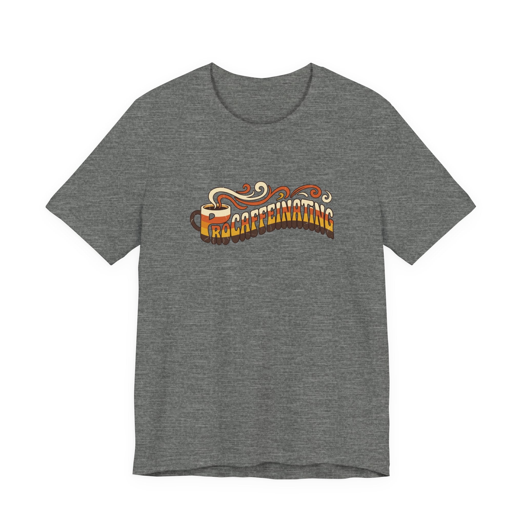 Procaffeinating Funny Coffee Lover Retro T-Shirt | Vintage Coffee Shirt