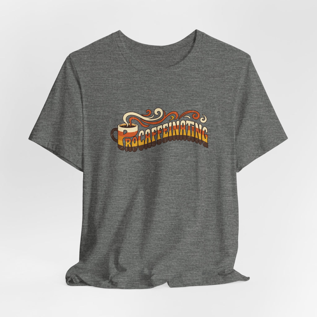 Procaffeinating Funny Coffee Lover Retro T-Shirt | Vintage Coffee Shirt