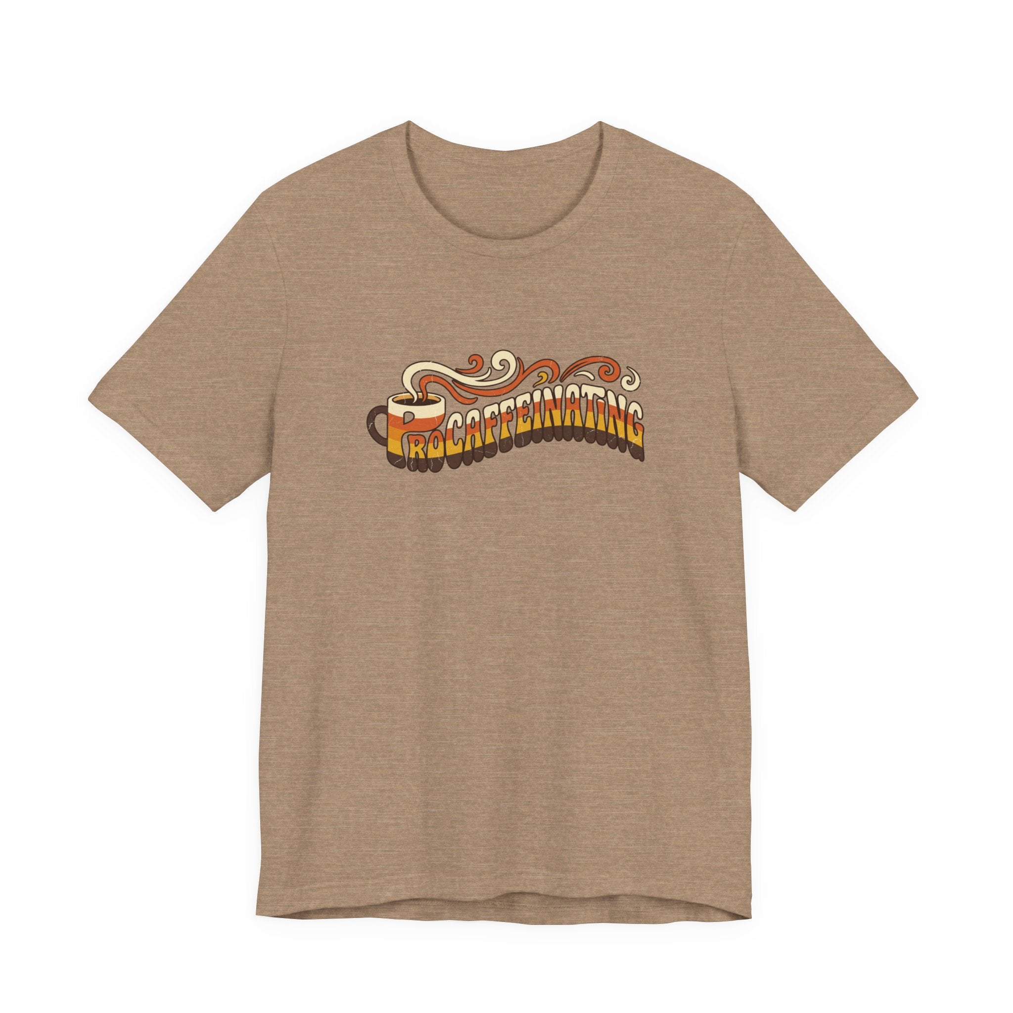 Procaffeinating Funny Coffee Lover Retro T-Shirt | Vintage Coffee Shirt
