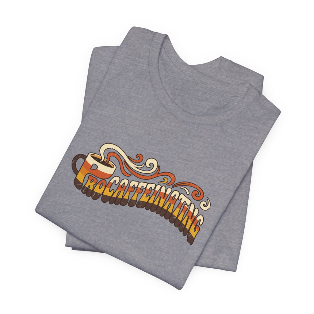 Procaffeinating Funny Coffee Lover Retro T-Shirt | Vintage Coffee Shirt