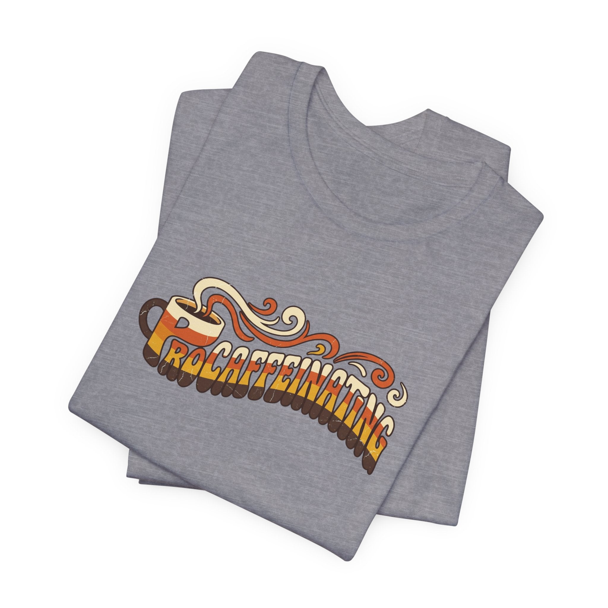 Procaffeinating Funny Coffee Lover Retro T-Shirt | Vintage Coffee Shirt