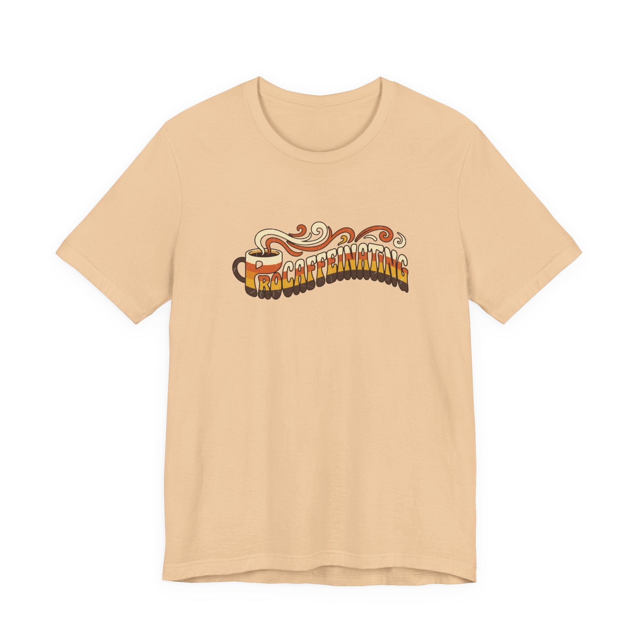 Procaffeinating Funny Coffee Lover Retro T-Shirt | Vintage Coffee Shirt
