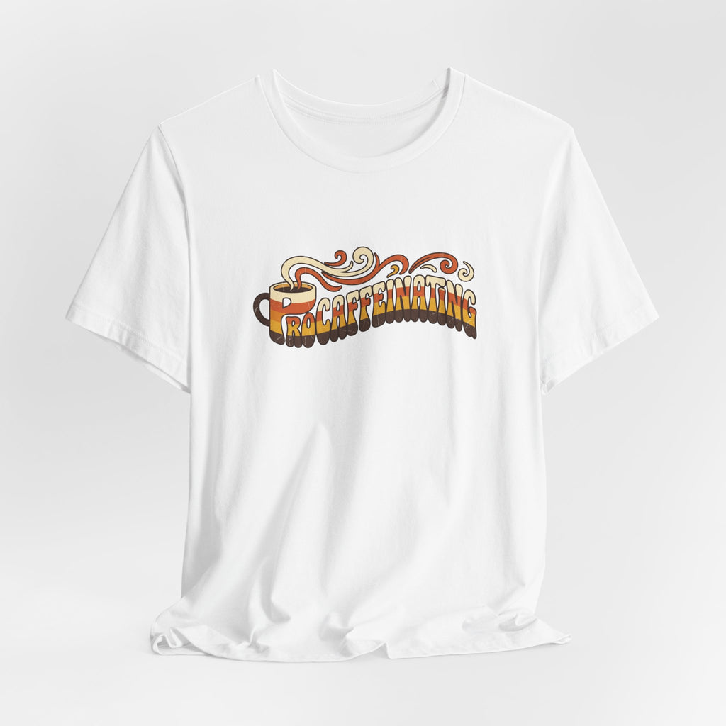 Procaffeinating Funny Coffee Lover Retro T-Shirt | Vintage Coffee Shirt