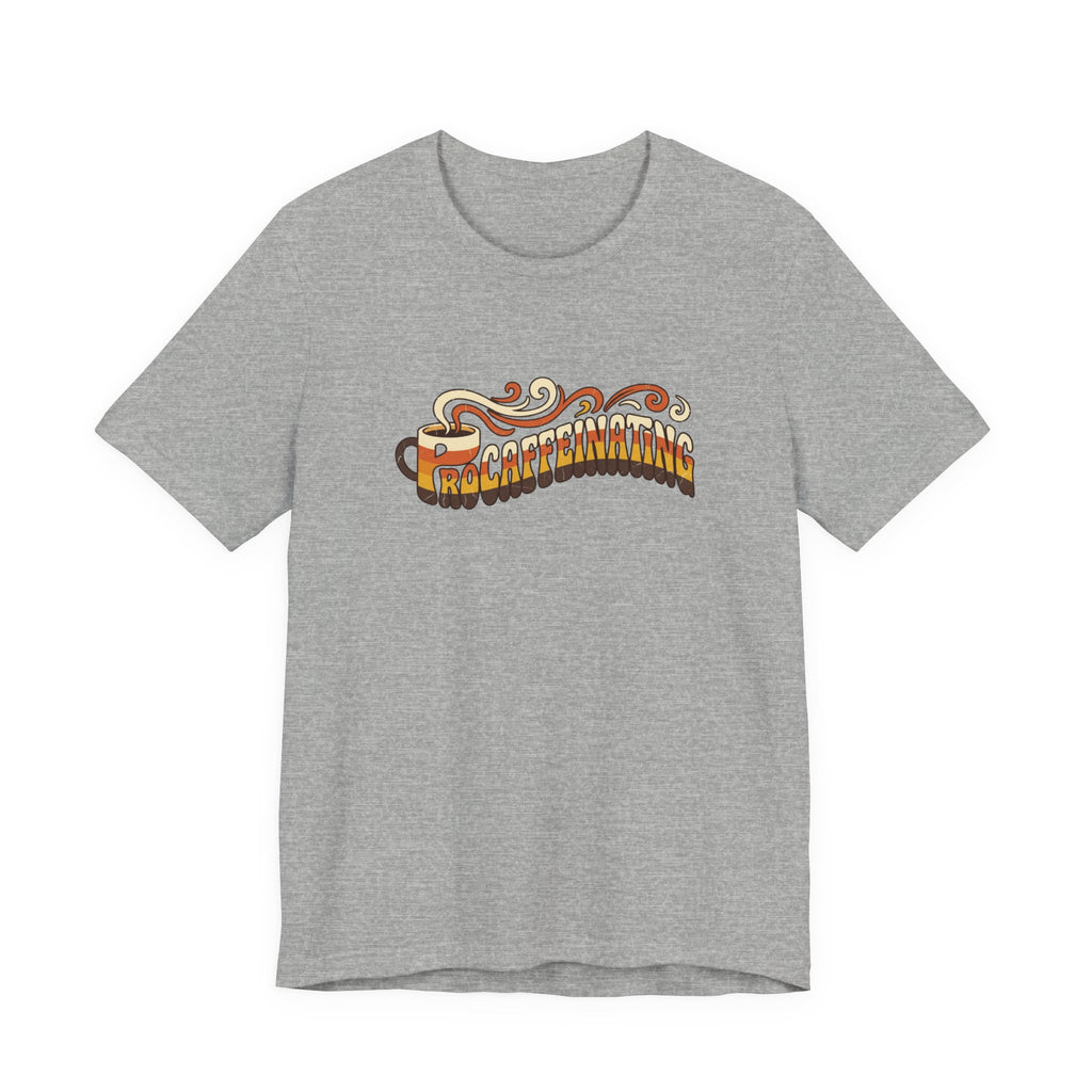 Procaffeinating Funny Coffee Lover Retro T-Shirt | Vintage Coffee Shirt