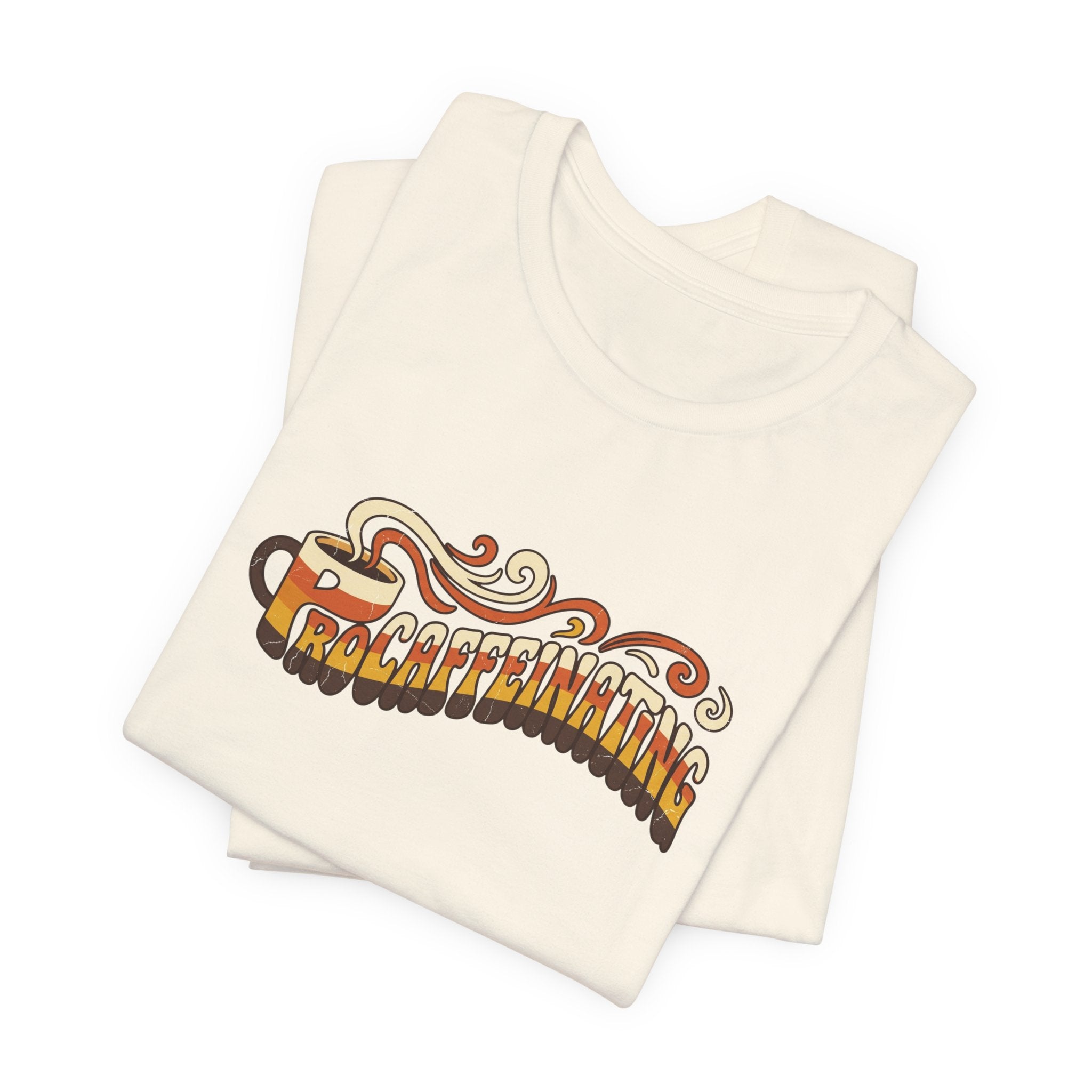 Procaffeinating Funny Coffee Lover Retro T-Shirt | Vintage Coffee Shirt