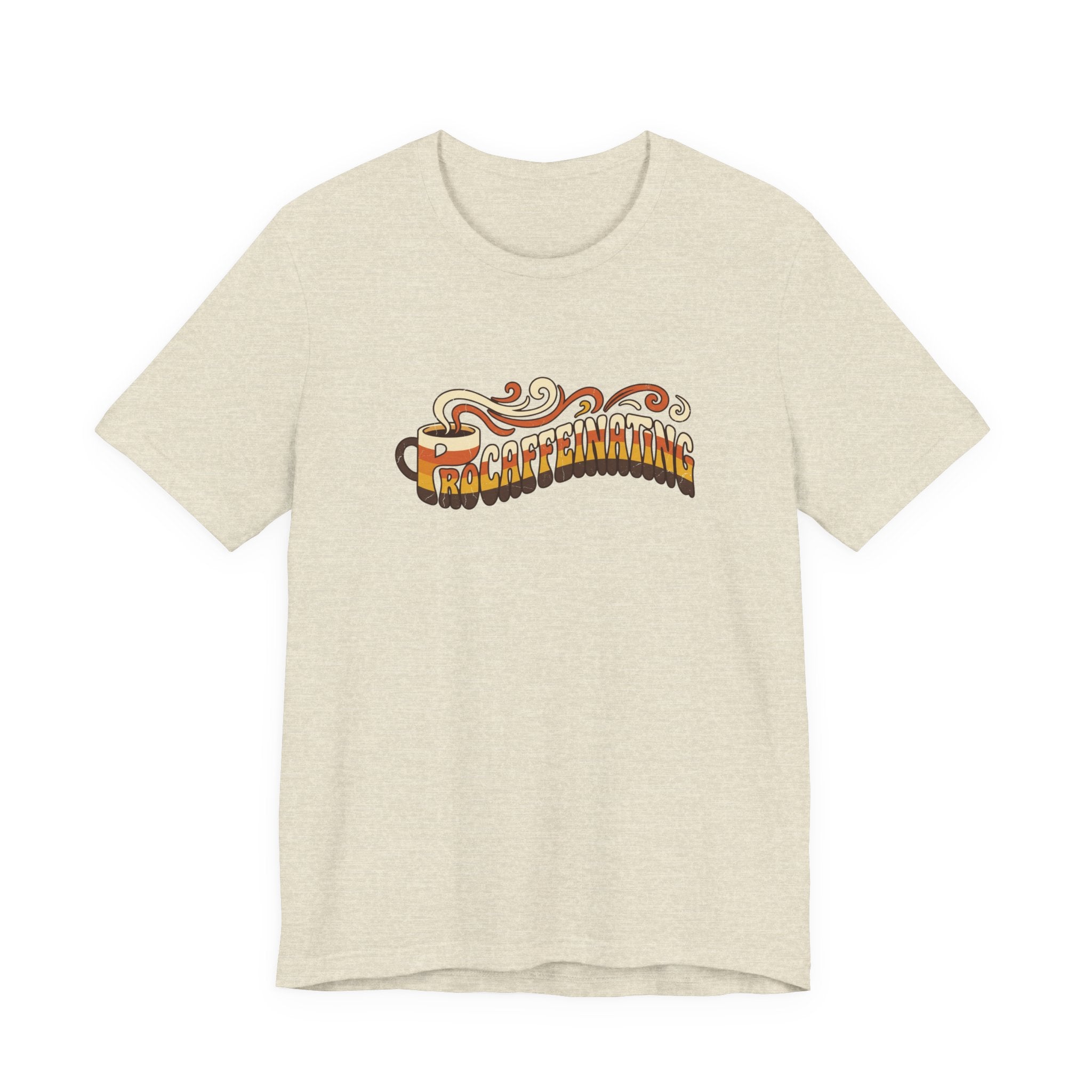 Procaffeinating Funny Coffee Lover Retro T-Shirt | Vintage Coffee Shirt